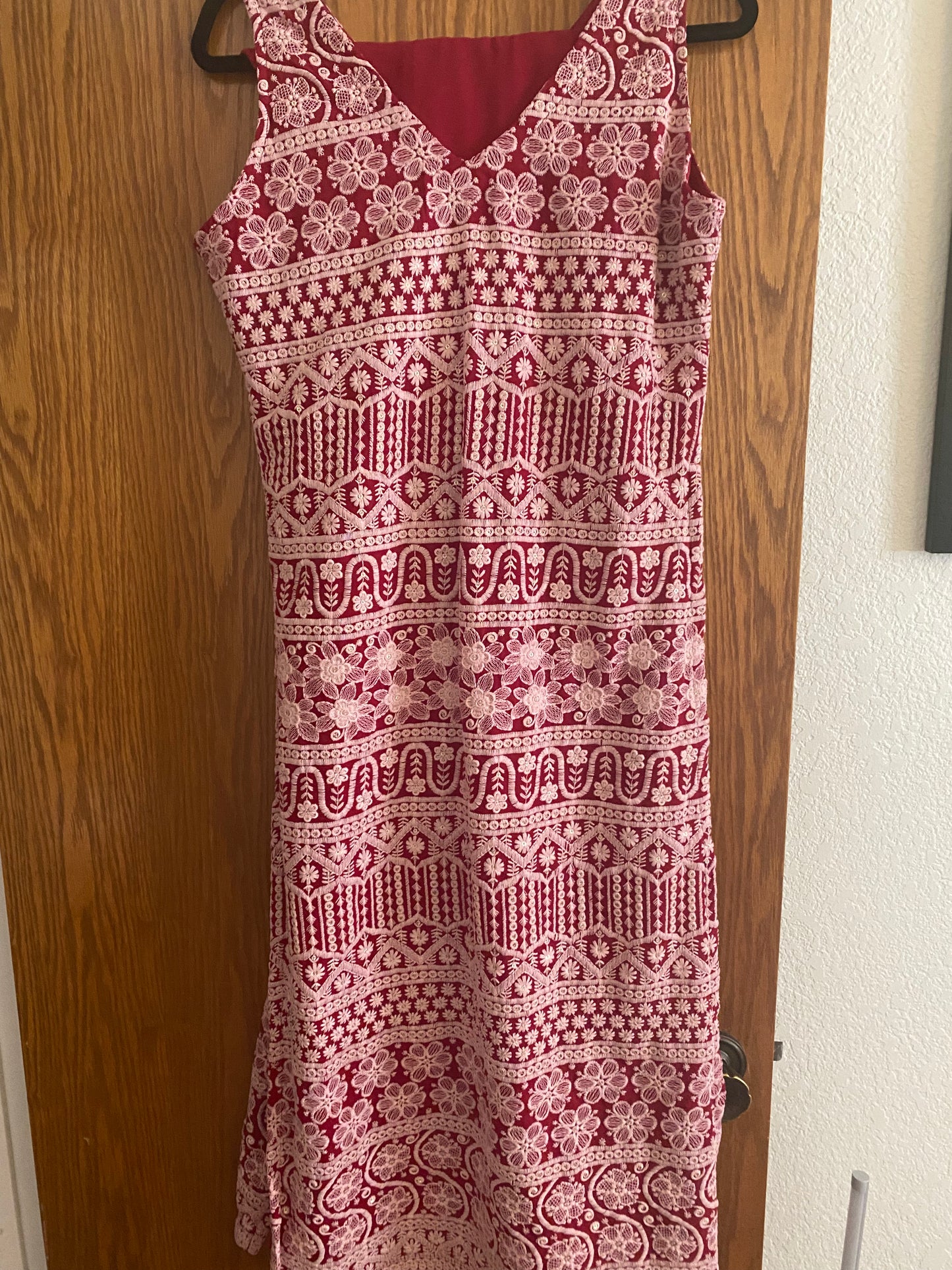 New Clothing: Red 3 Piece Semi Formal Dress