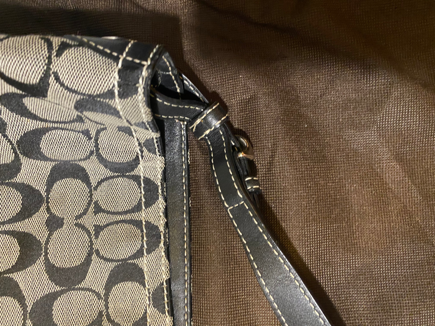 Vintage Bags: Large Black Coach Bag
