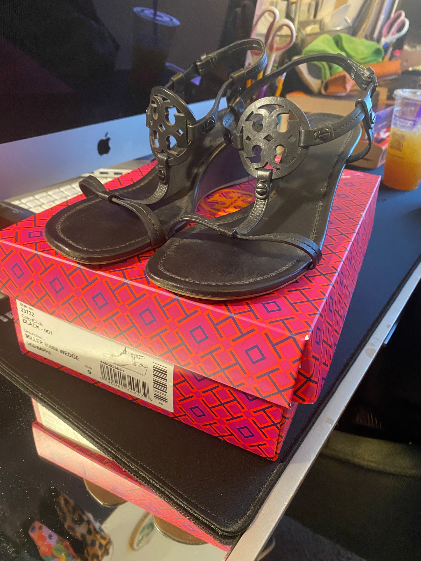 New Shoes: Tory Burch Black Wedges