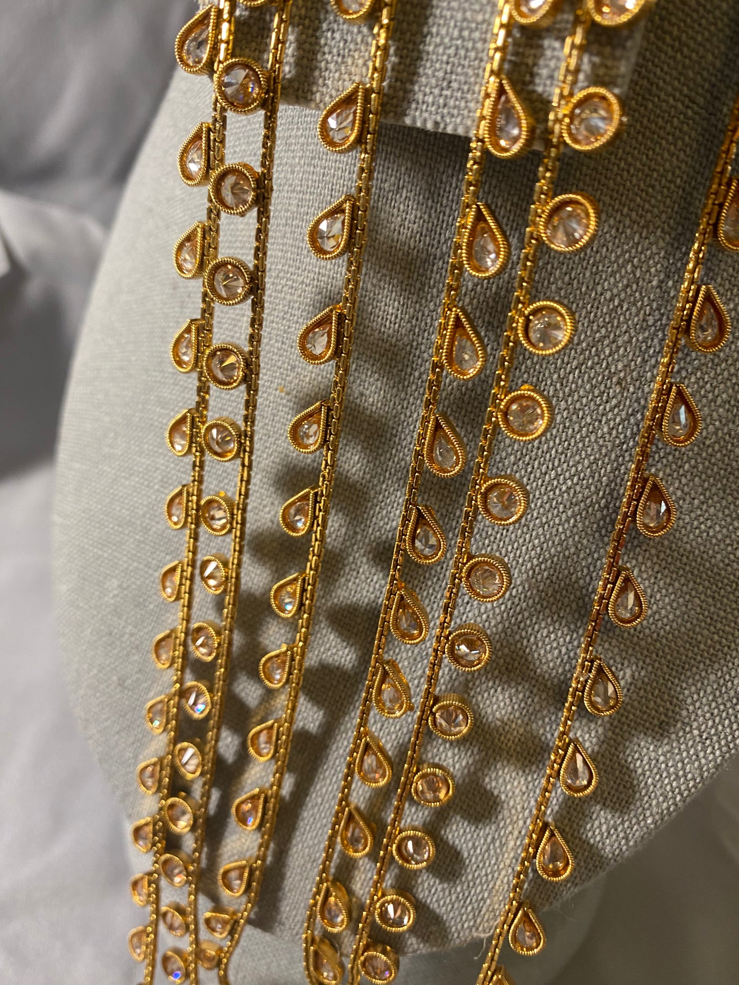 New Jewelry: Gold Plated Long Polti Mala Necklace