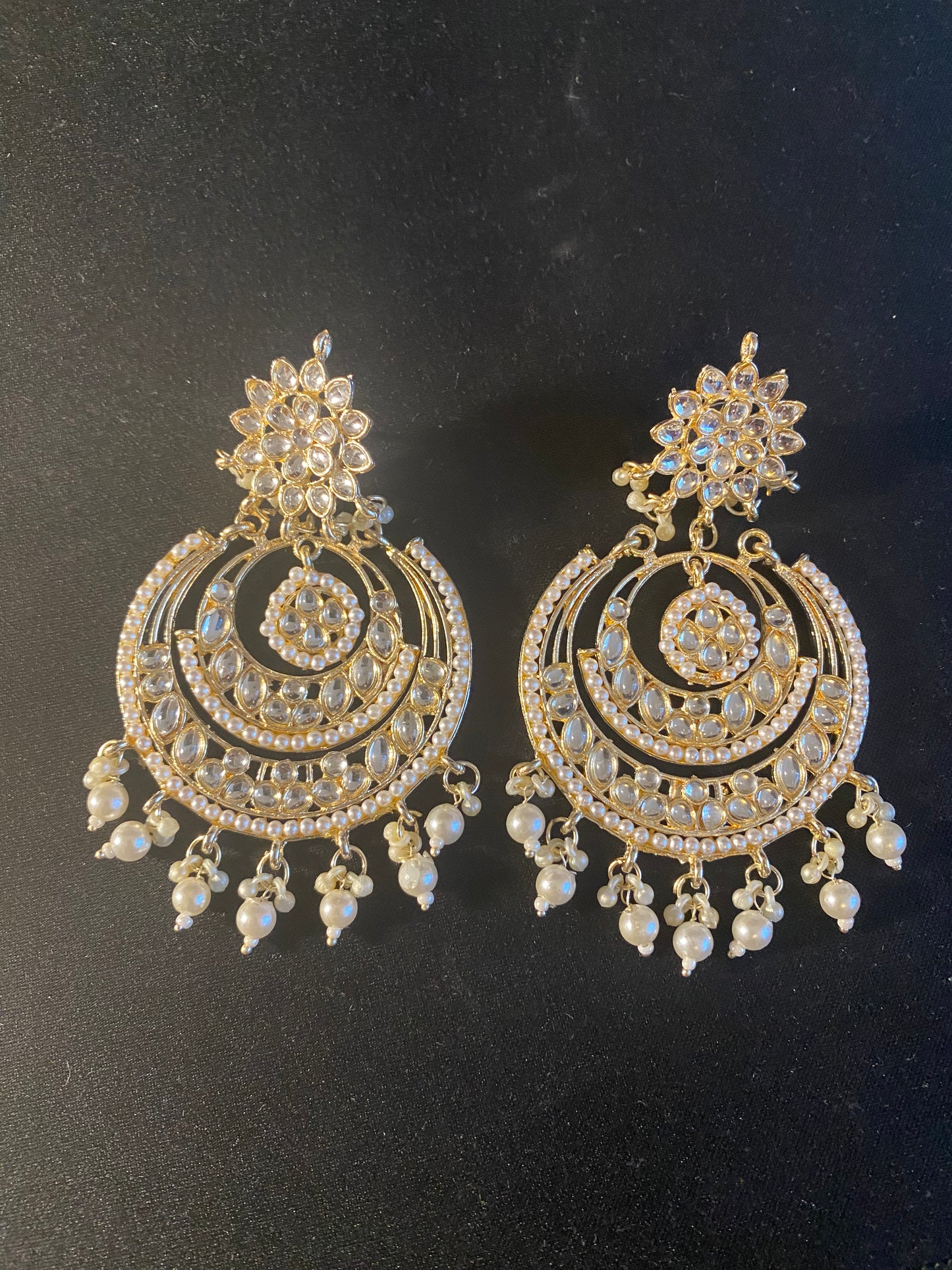 New Jewelry: Kundan Earrings and Tikka Set