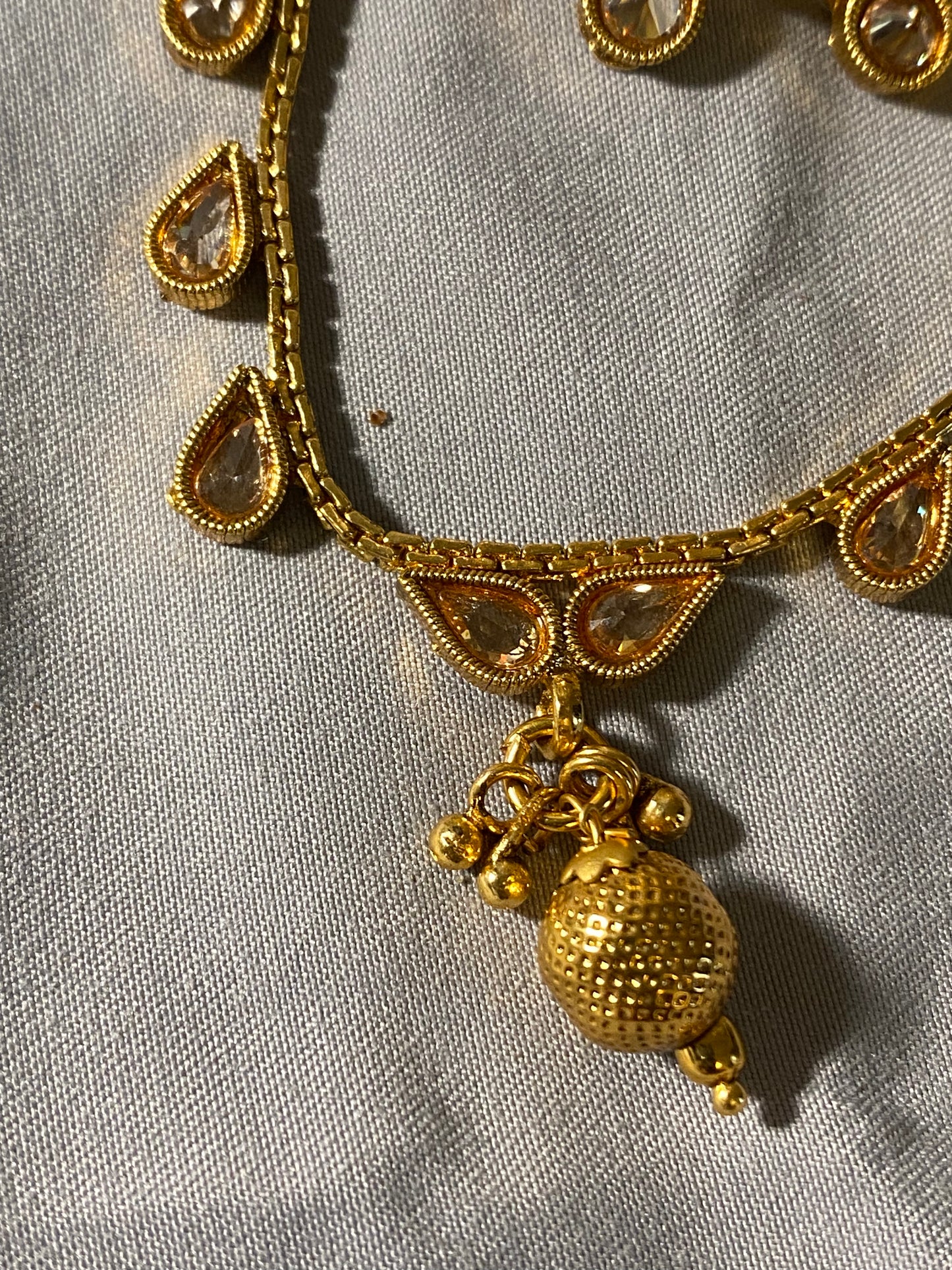 New Jewelry: Gold Plated Long Polti Mala Necklace