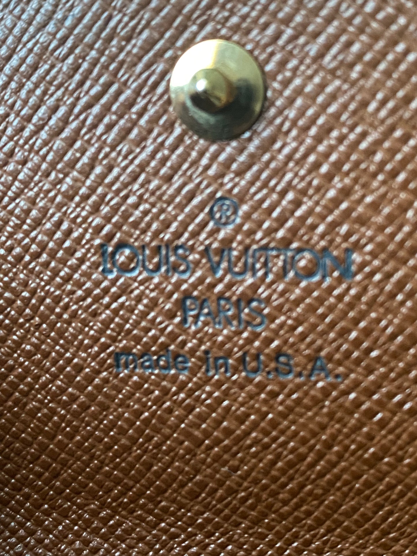 Vintage Bag: Authentic Louis Vuitton Wallet and Round Coin Purse