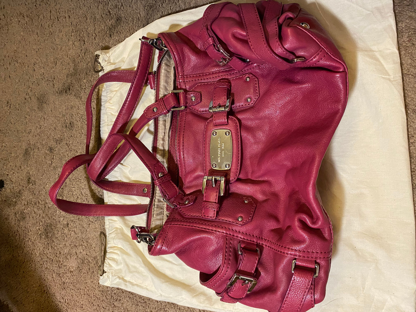 Used Bags: Magenta Michael Kors Bag