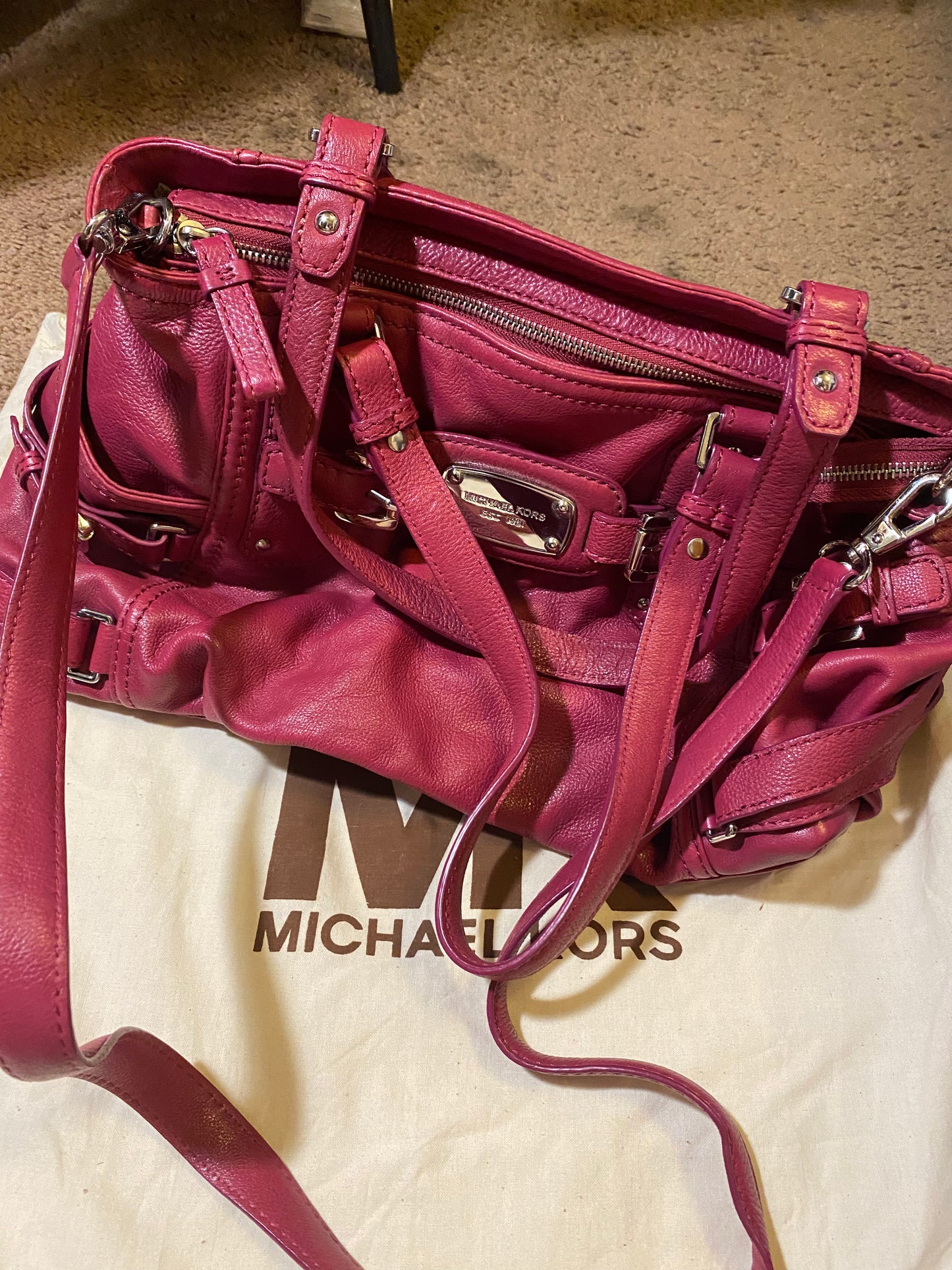 Used Bags: Magenta Michael Kors Bag