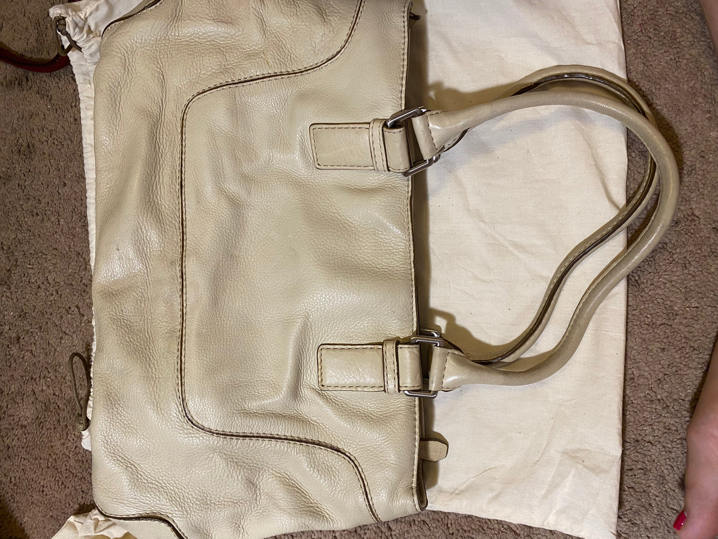 Used Bag: Ivory Michael Kors Bag