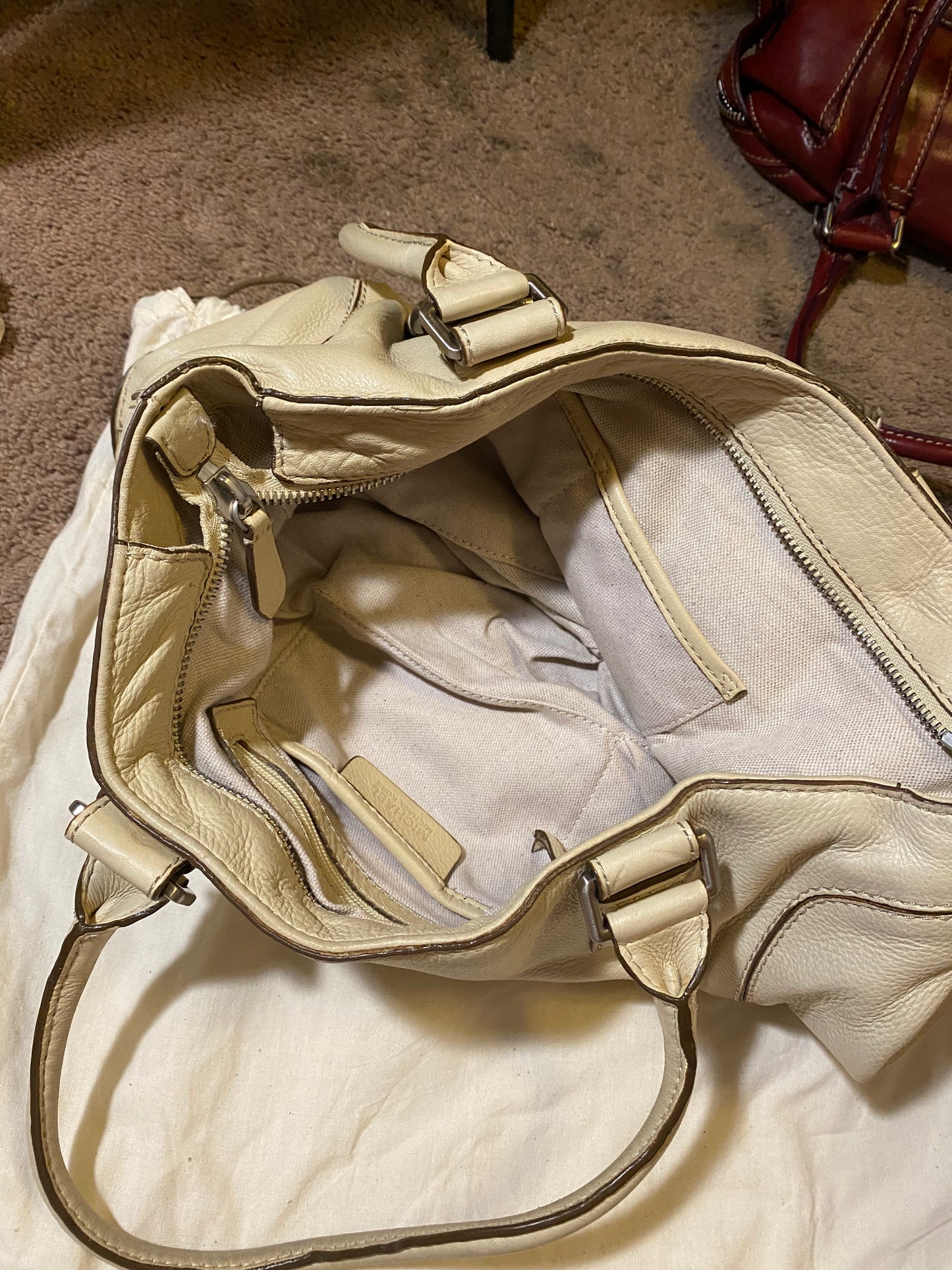 Used Bag: Ivory Michael Kors Bag