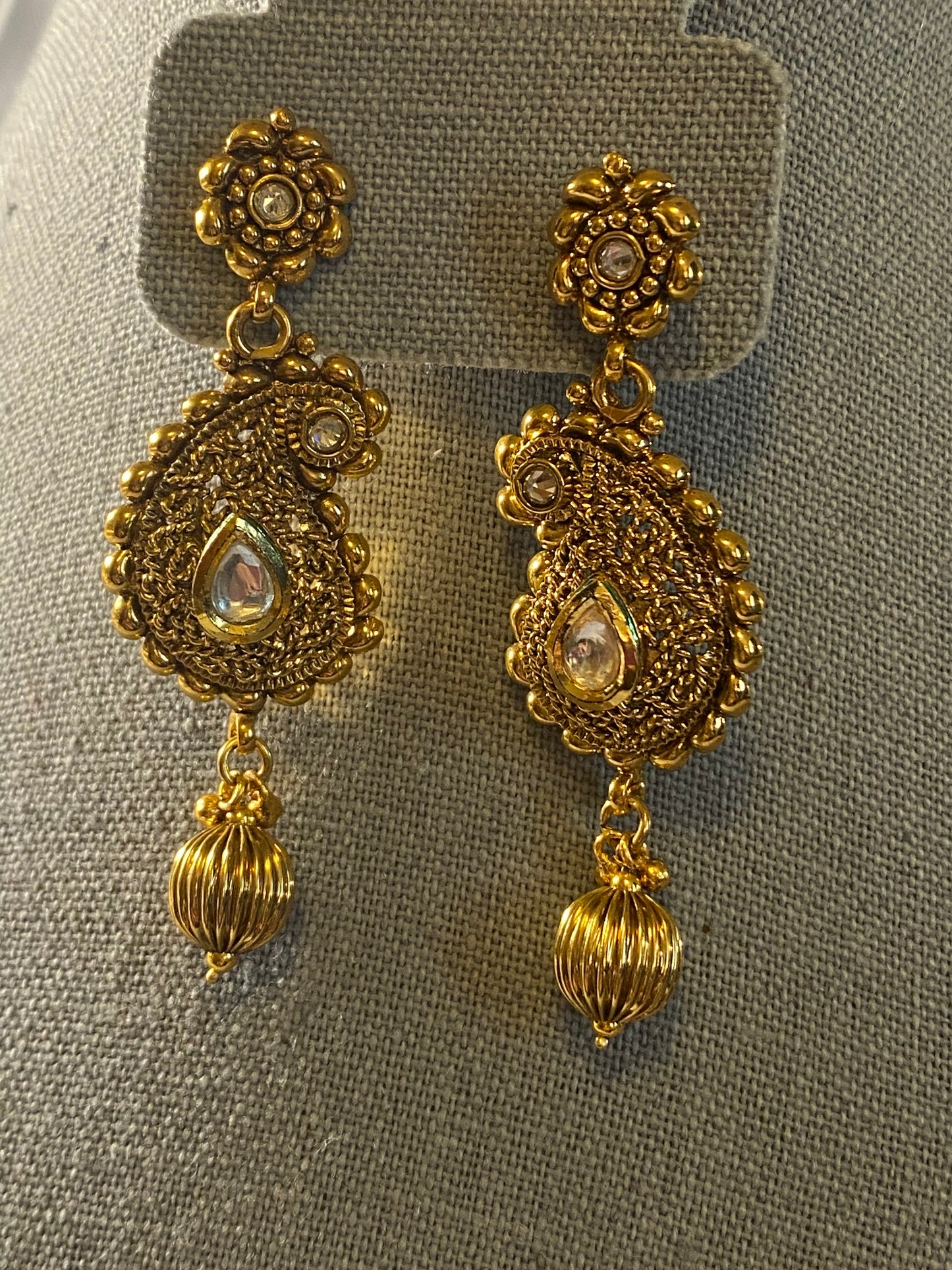 New Jewelry: Gold Plated 4 Strand Kundan Necklace
