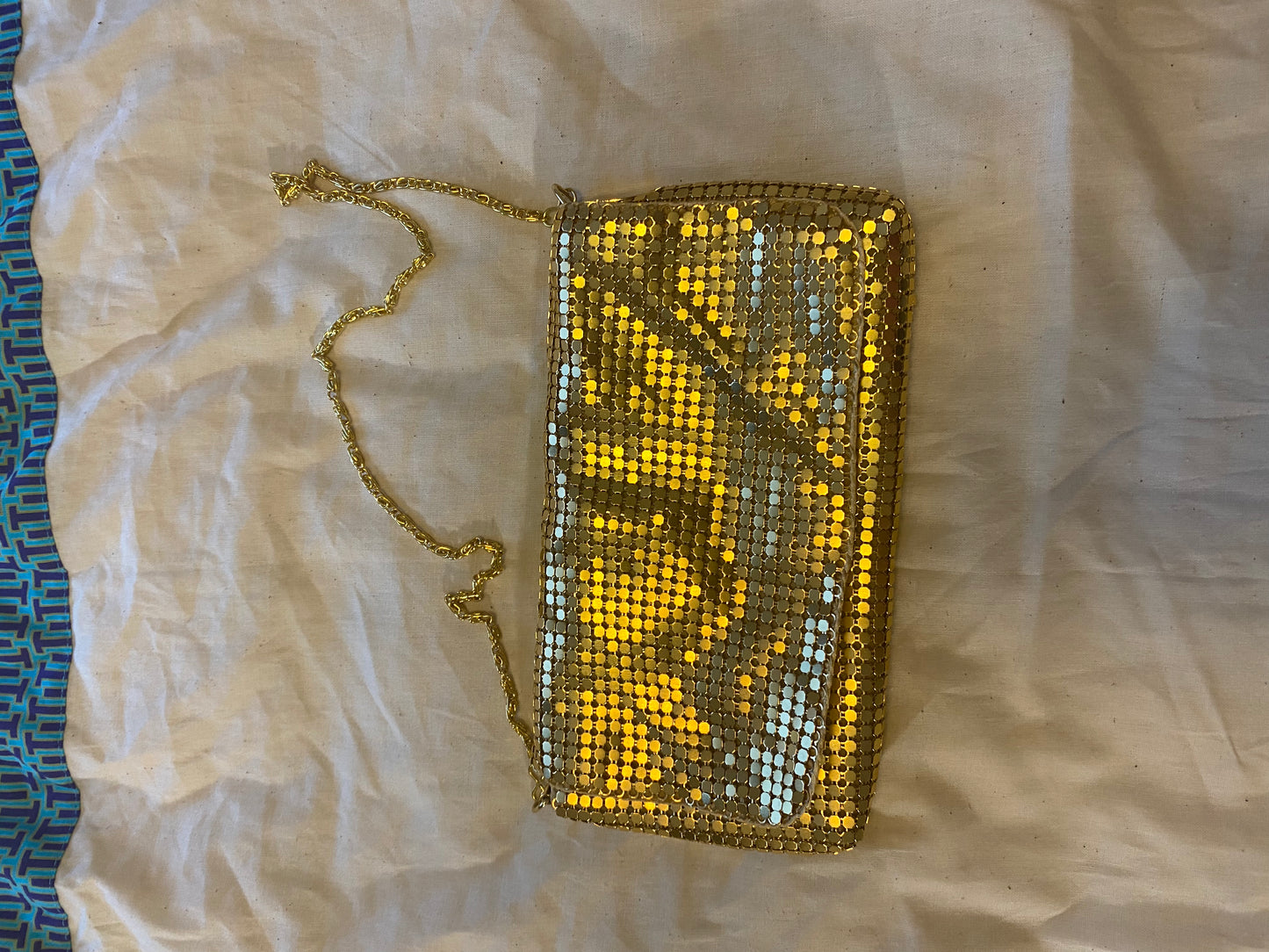 Like New Bag: Gold Clutch