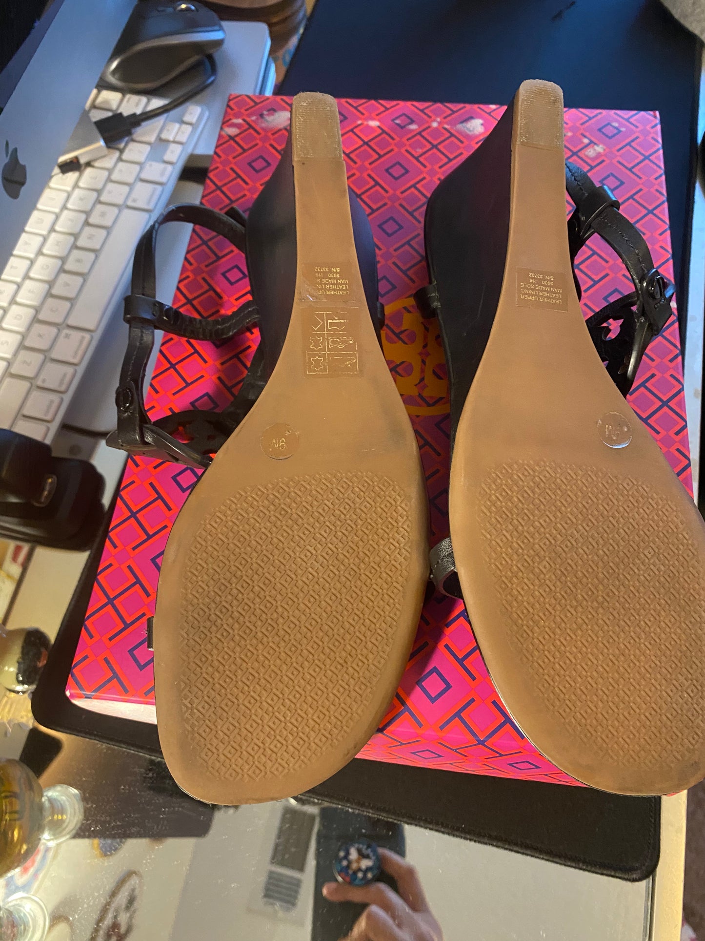 New Shoes: Tory Burch Black Wedges