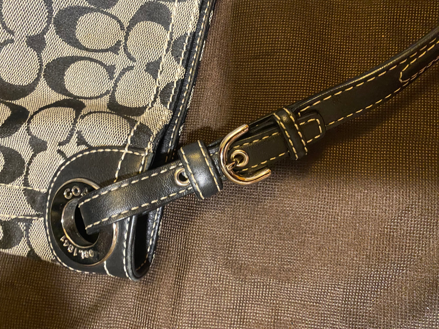 Vintage Bags: Large Black Coach Bag