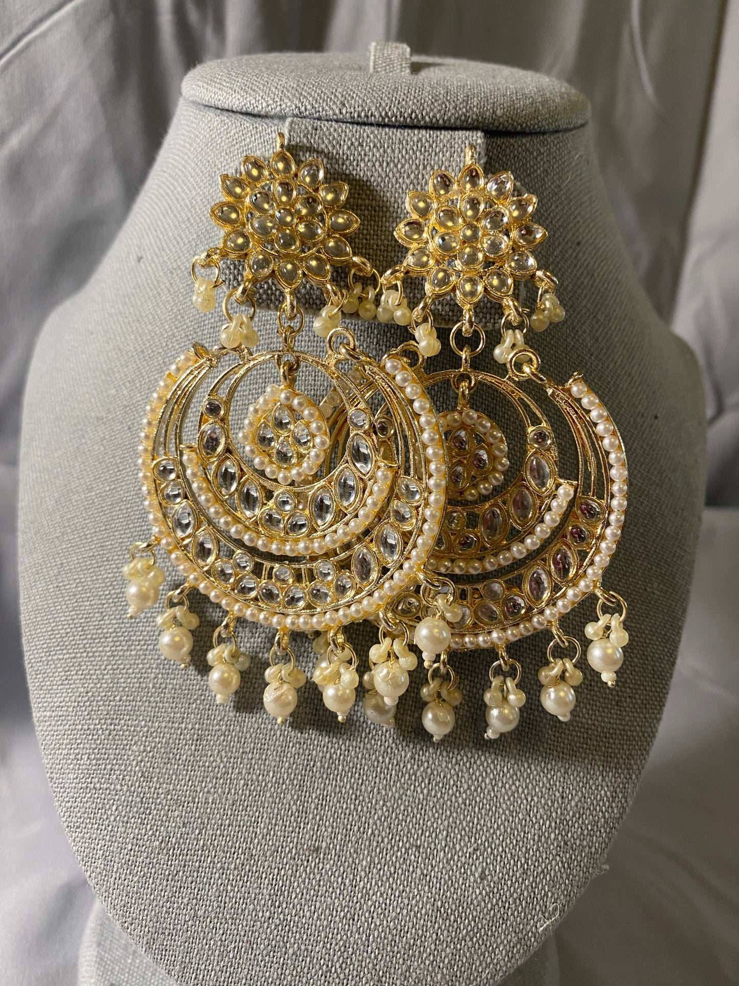 New Jewelry: Kundan Earrings and Tikka Set