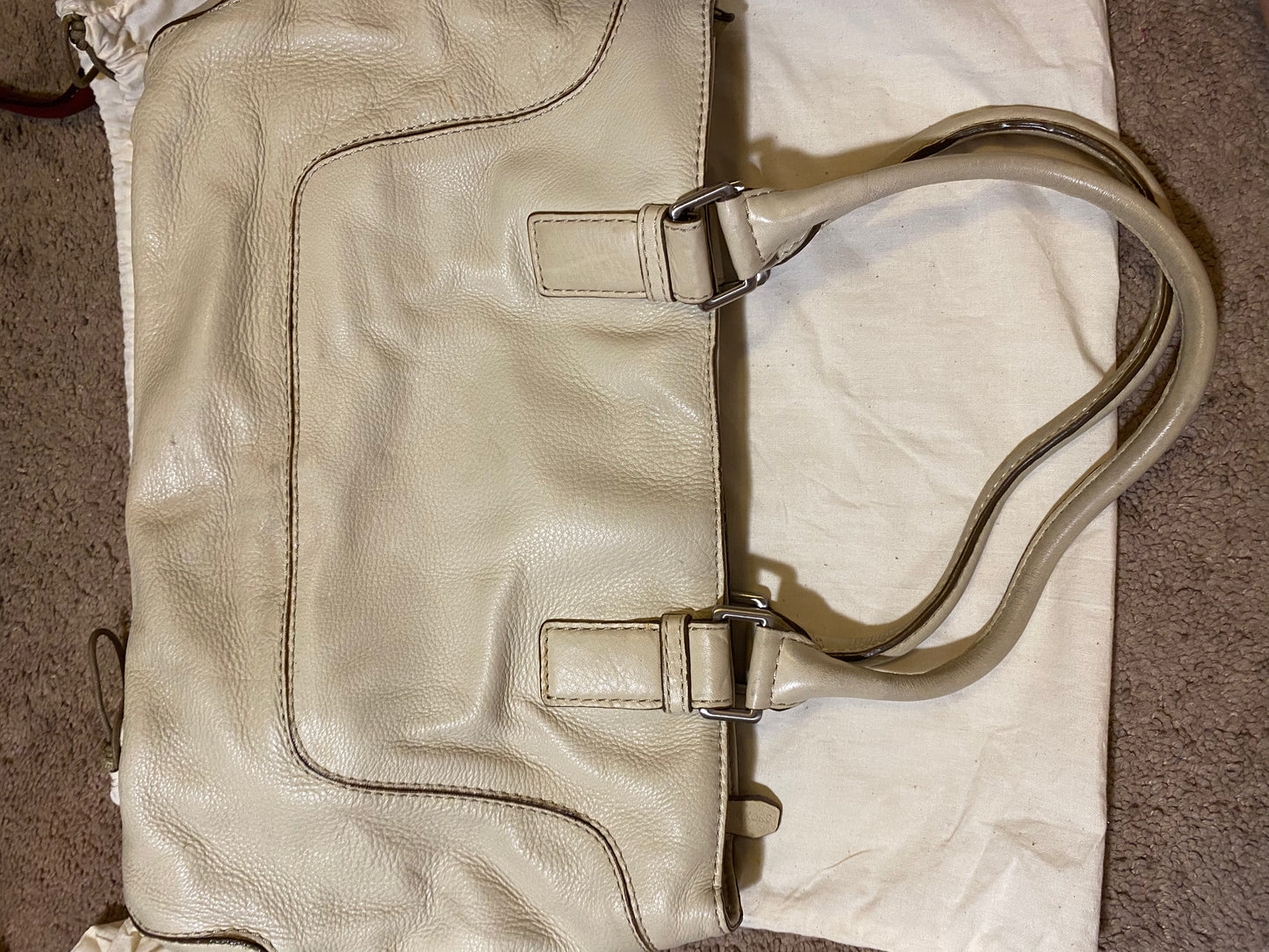 Used Bag: Ivory Michael Kors Bag