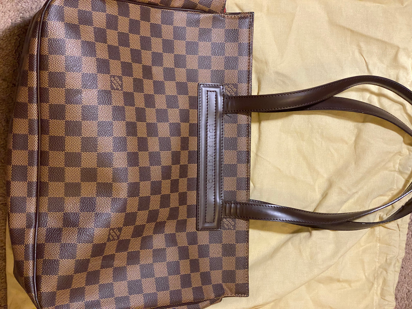 New Bag: Authentic Louis Vuitton Parioli Shoulder Bag PM Brown Canvas