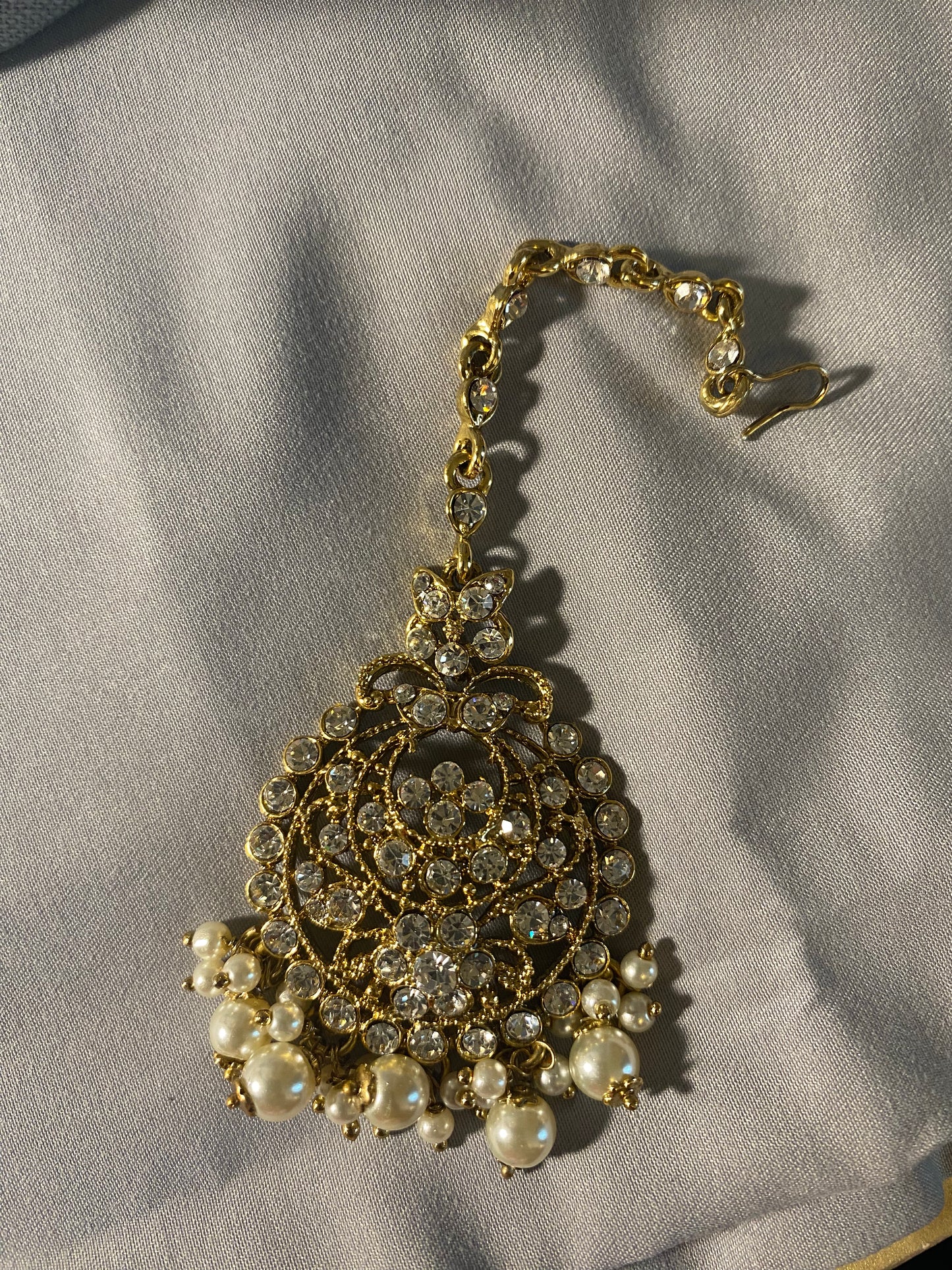New Jewelry: 3 Piece Gold Plated Crystal Wedding Set