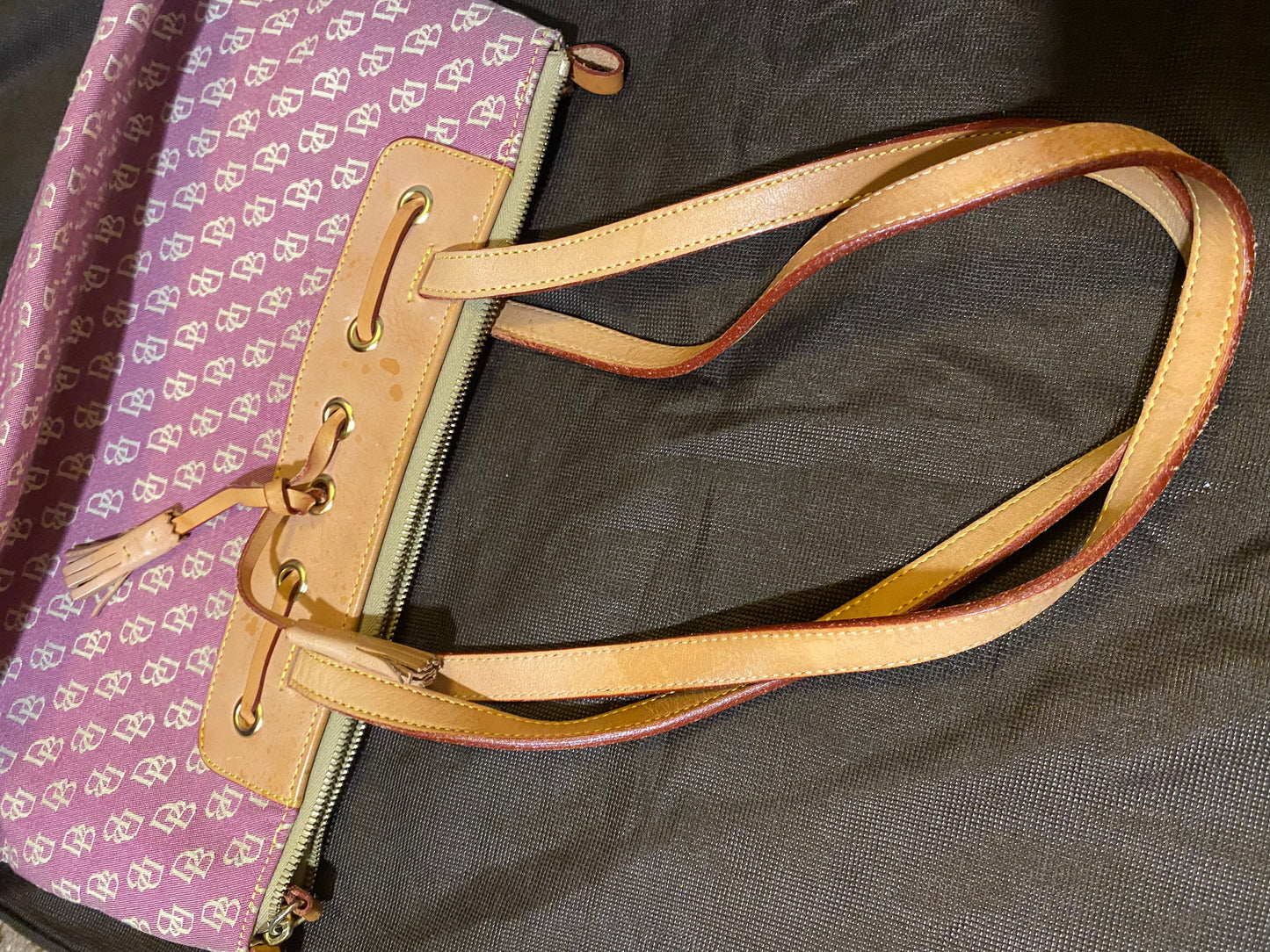 Vintage Bags: Pink Dooney Bourke