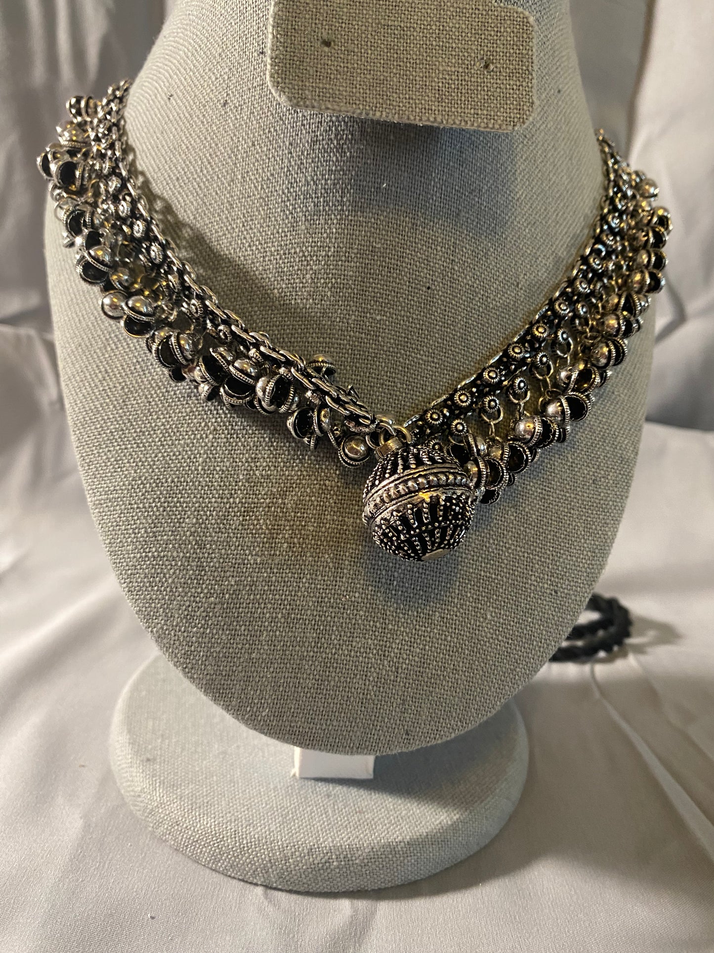 New Jewelry: Silver Jingle Necklace