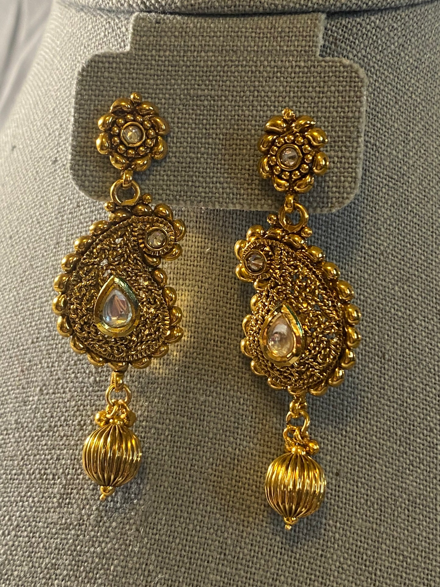 New Jewelry: Gold Plated 4 Strand Kundan Necklace