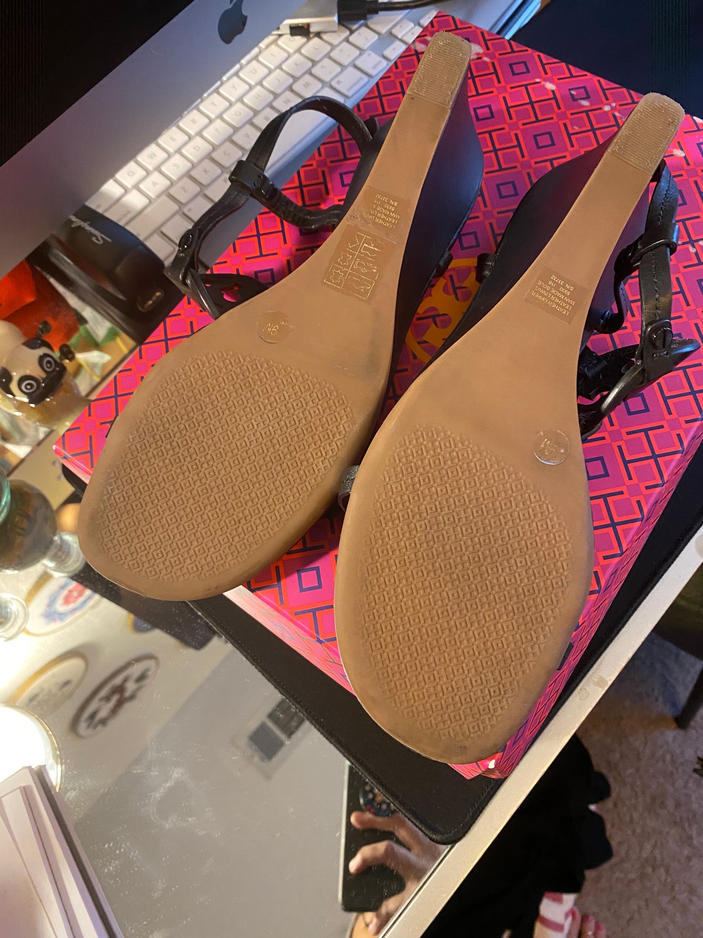 New Shoes: Tory Burch Black Wedges