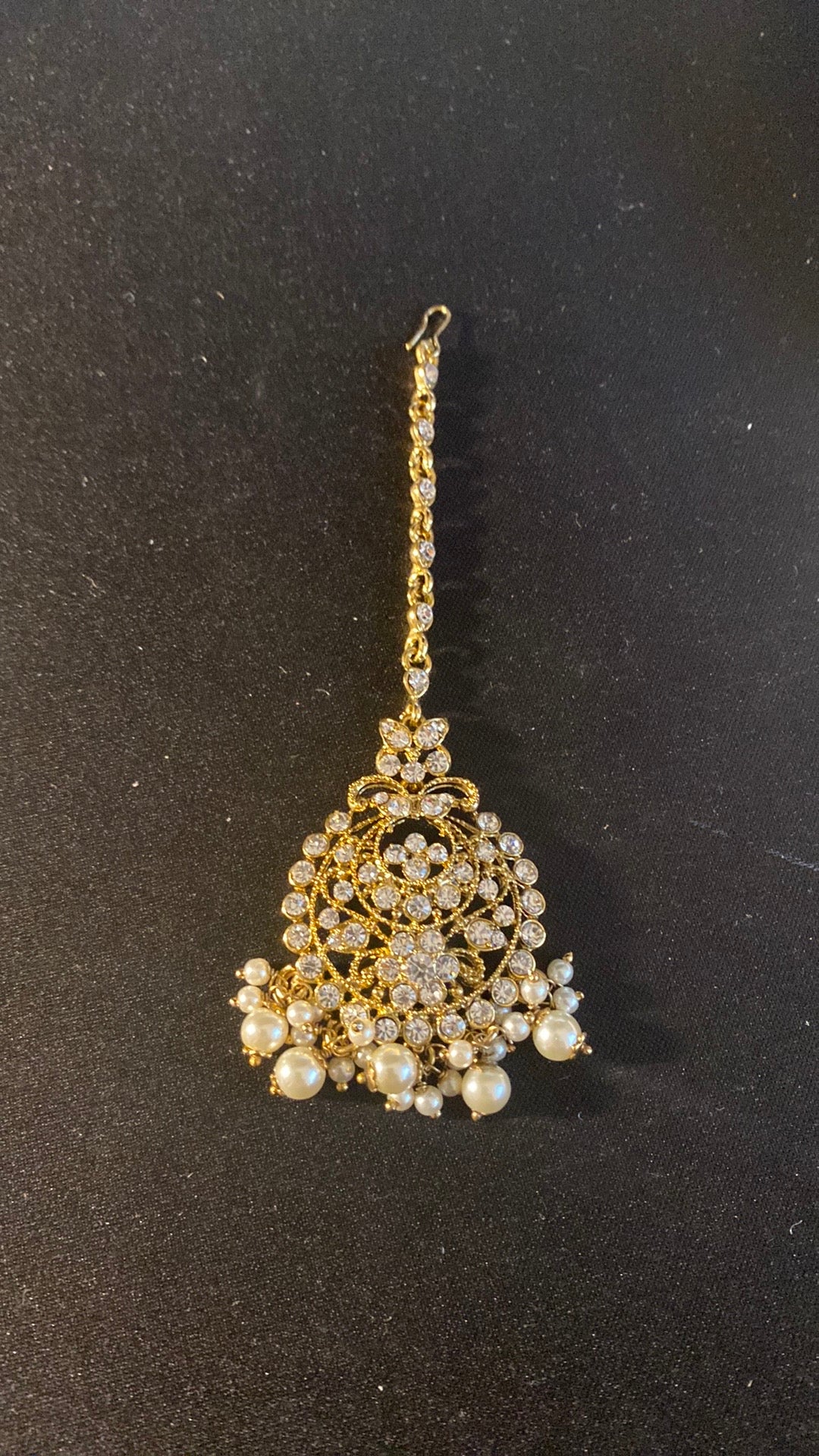 New Jewelry: 3 Piece Gold Plated Crystal Wedding Set