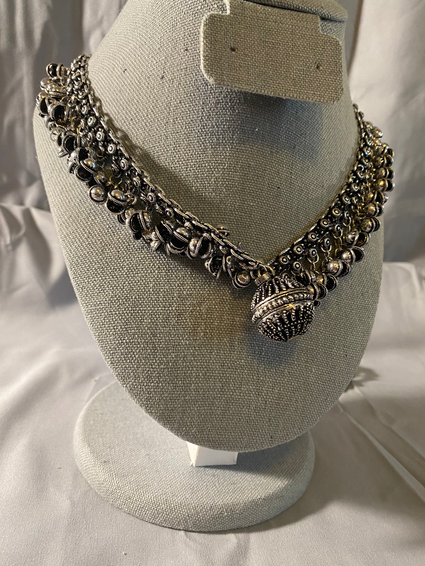 New Jewelry: Silver Jingle Necklace