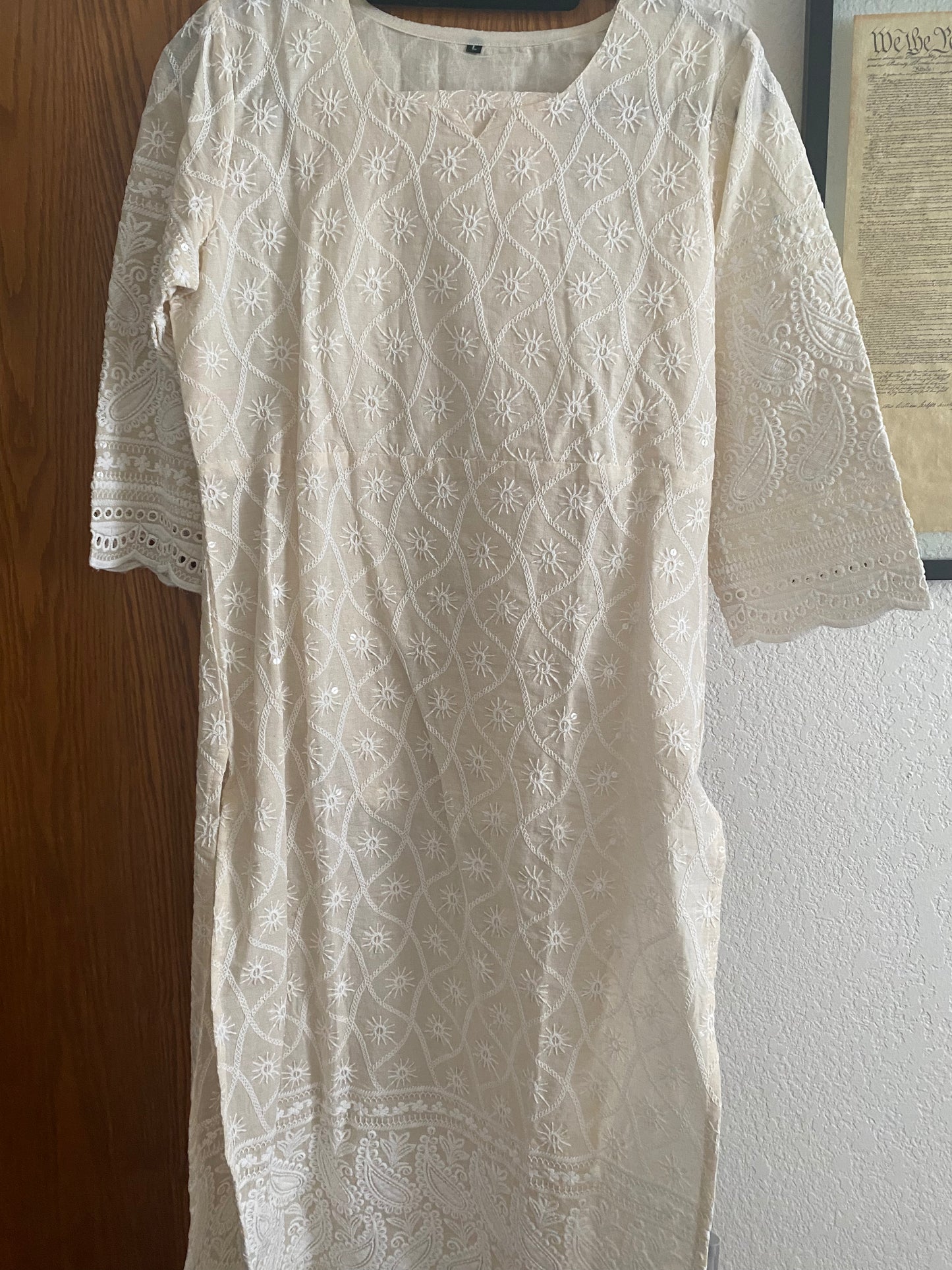 New Clothing: 3 Piece Off White Dress
