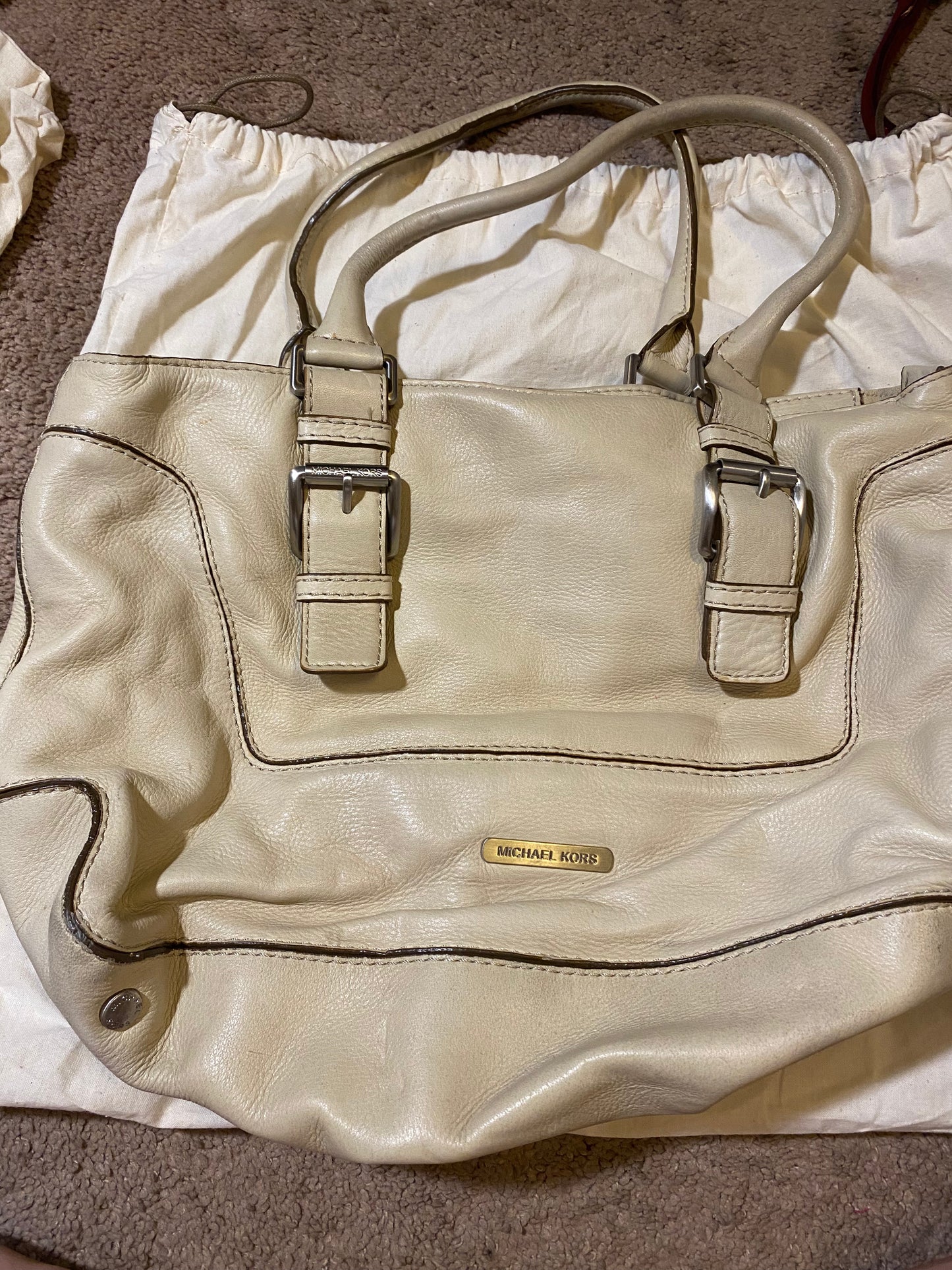 Used Bag: Ivory Michael Kors Bag