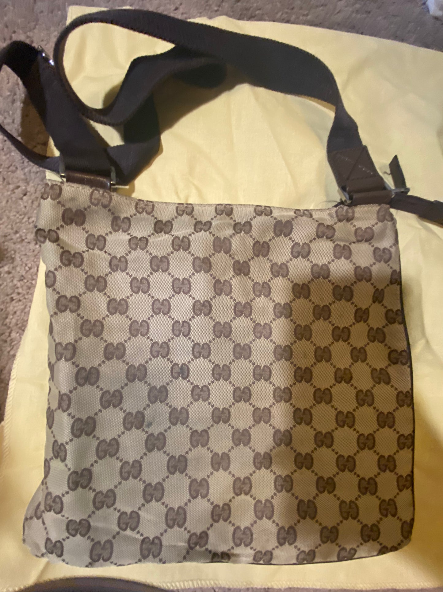 Vintage Bag: Gucci Canvas Bag