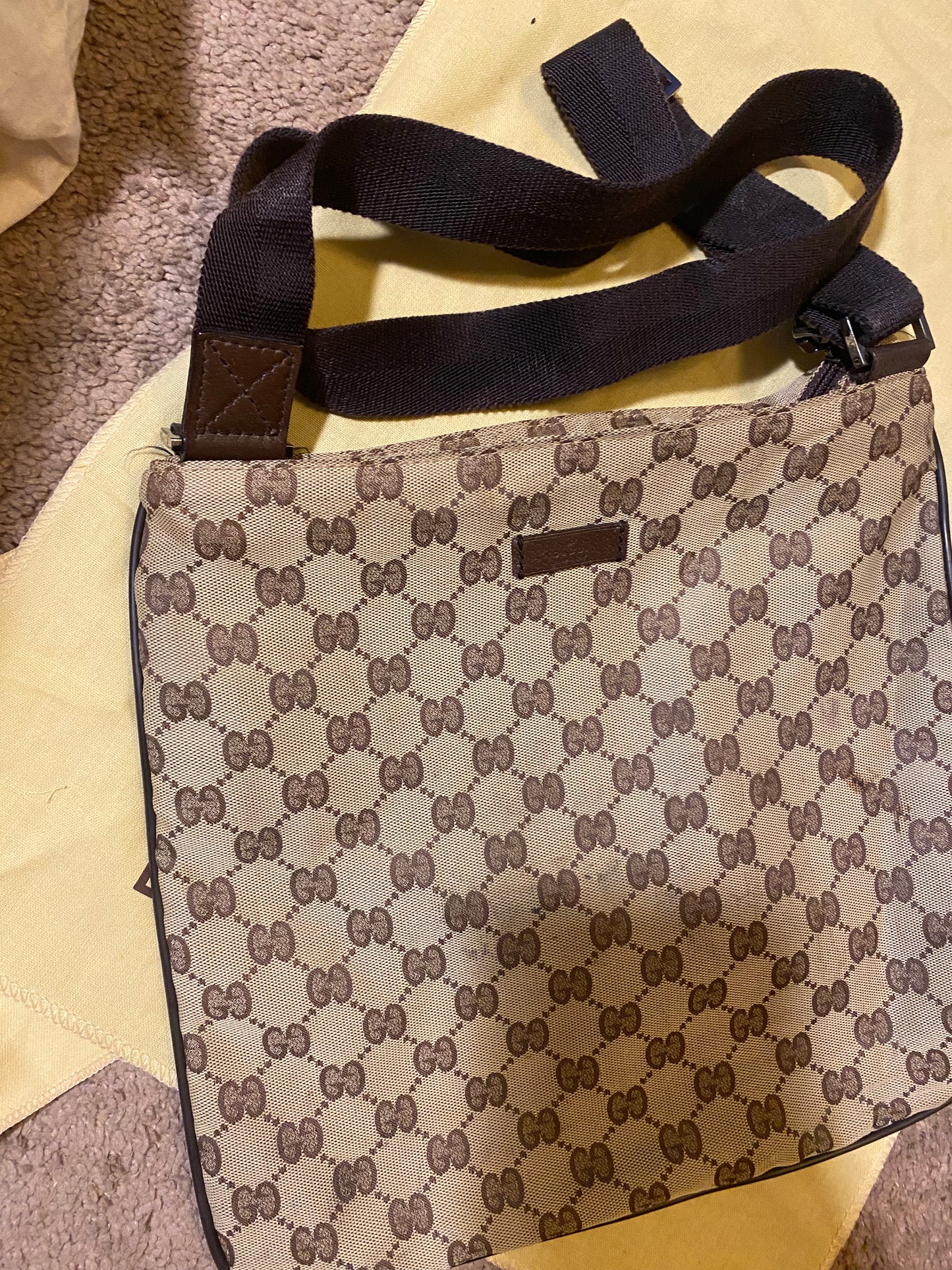 Vintage Bag: Gucci Canvas Bag