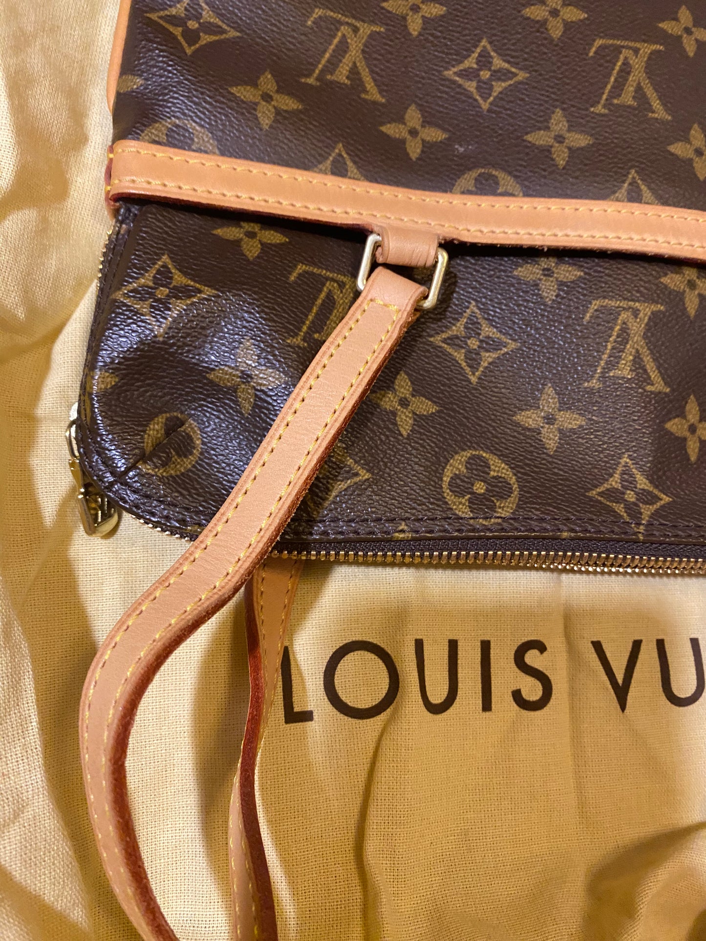 Vintage Bag: Authentic Louis Vuitton Vintage Coussin Shoulder Bag GM Brown Canvas Monogram