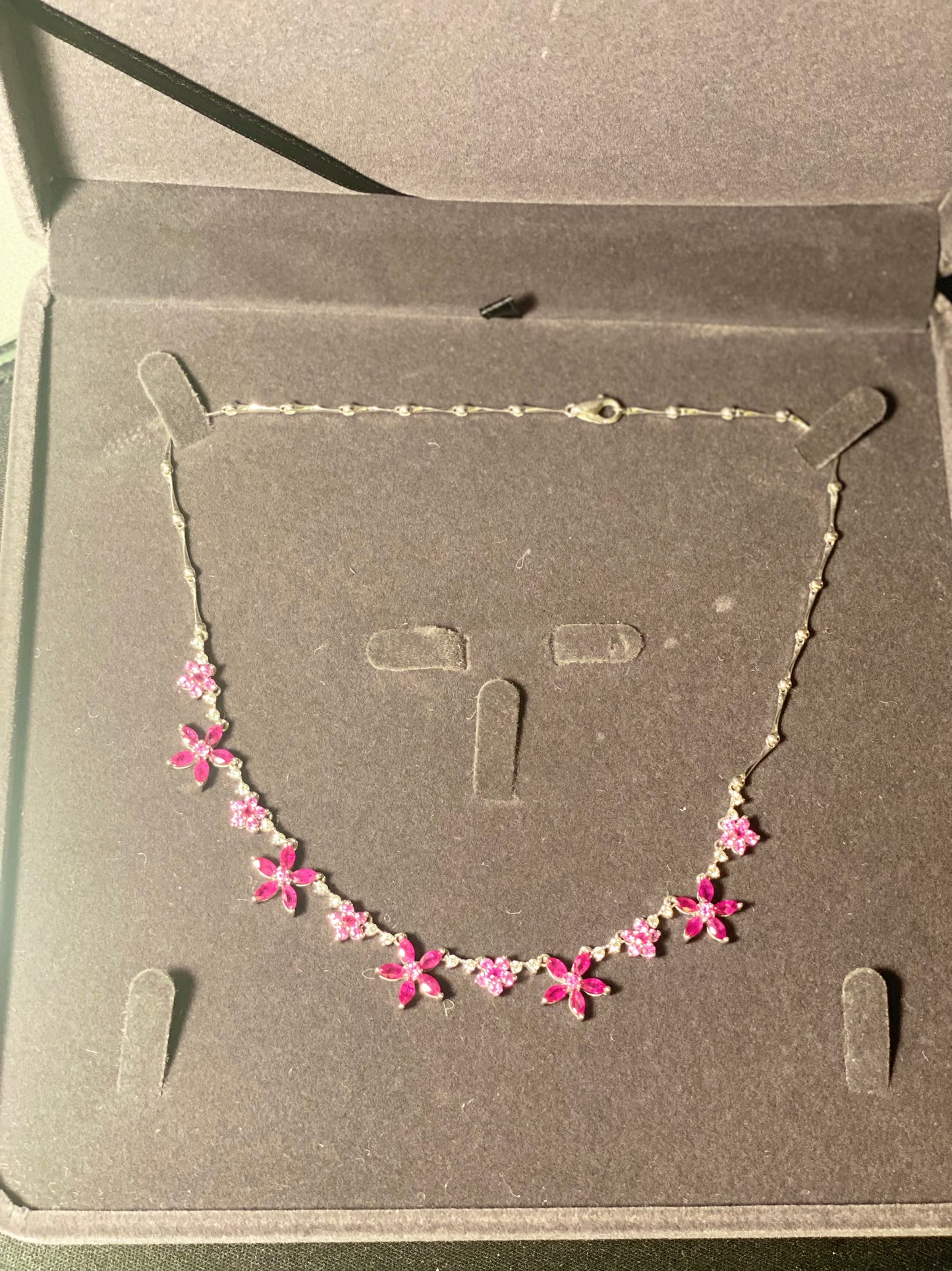 Authentic Diamond & Ruby Necklace
