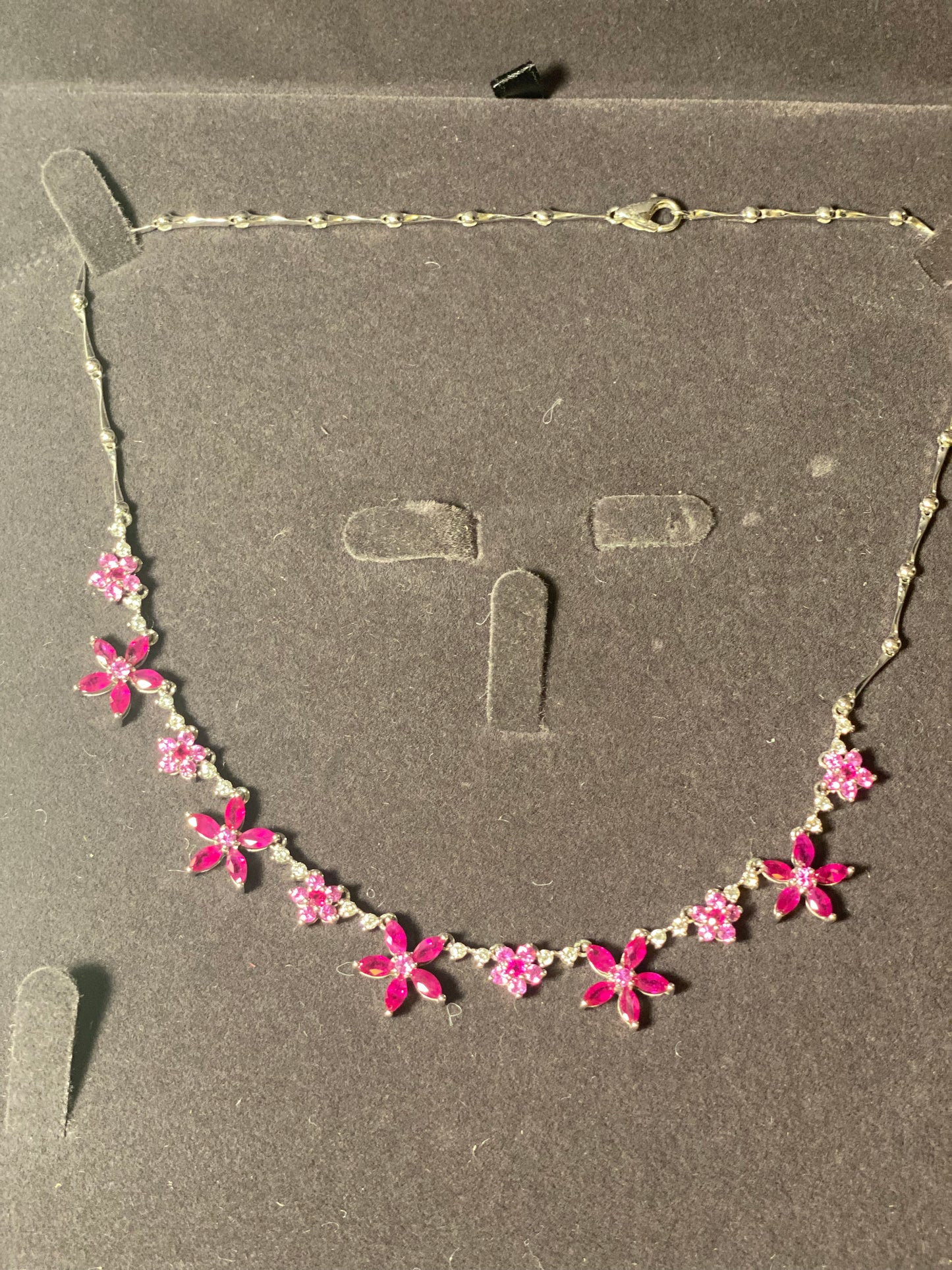 Authentic Diamond & Ruby Necklace
