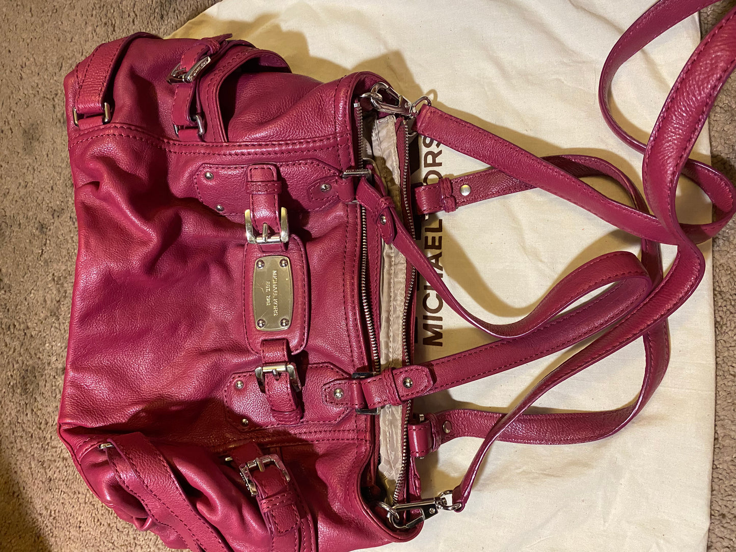Used Bags: Magenta Michael Kors Bag