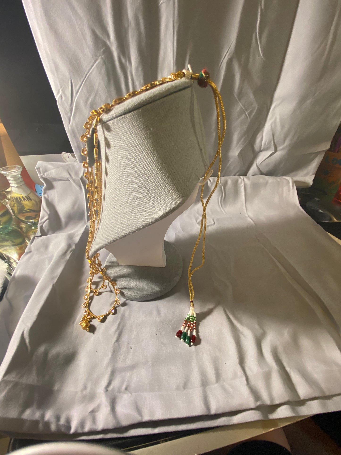 New Jewelry: Gold Plated Long Polti Mala Necklace