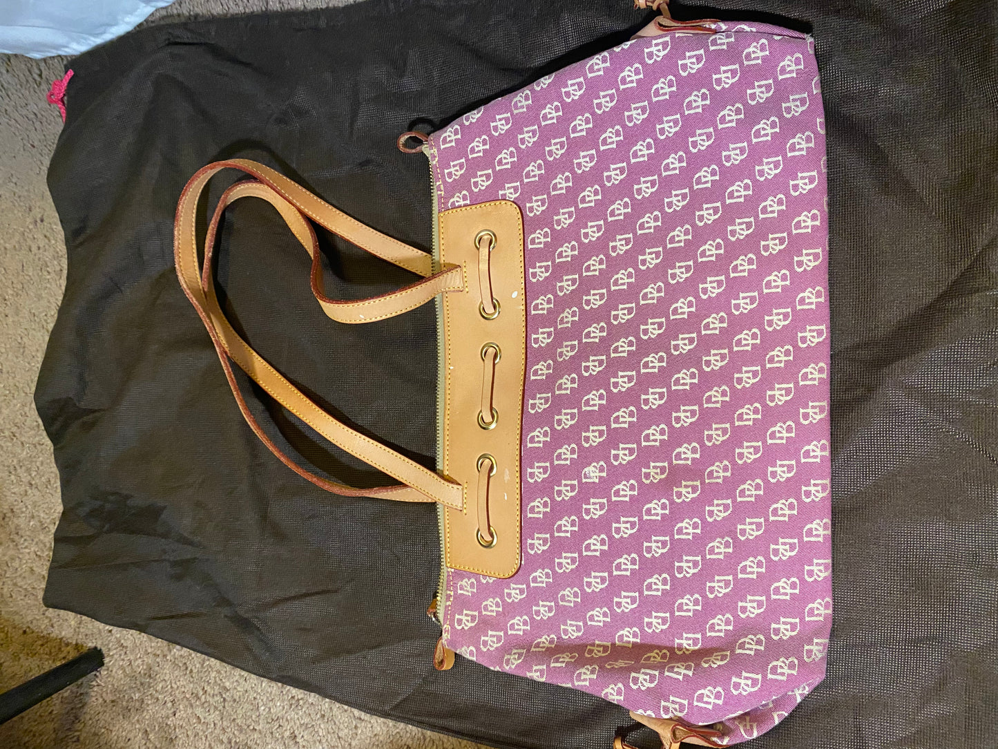Vintage Bags: Pink Dooney Bourke