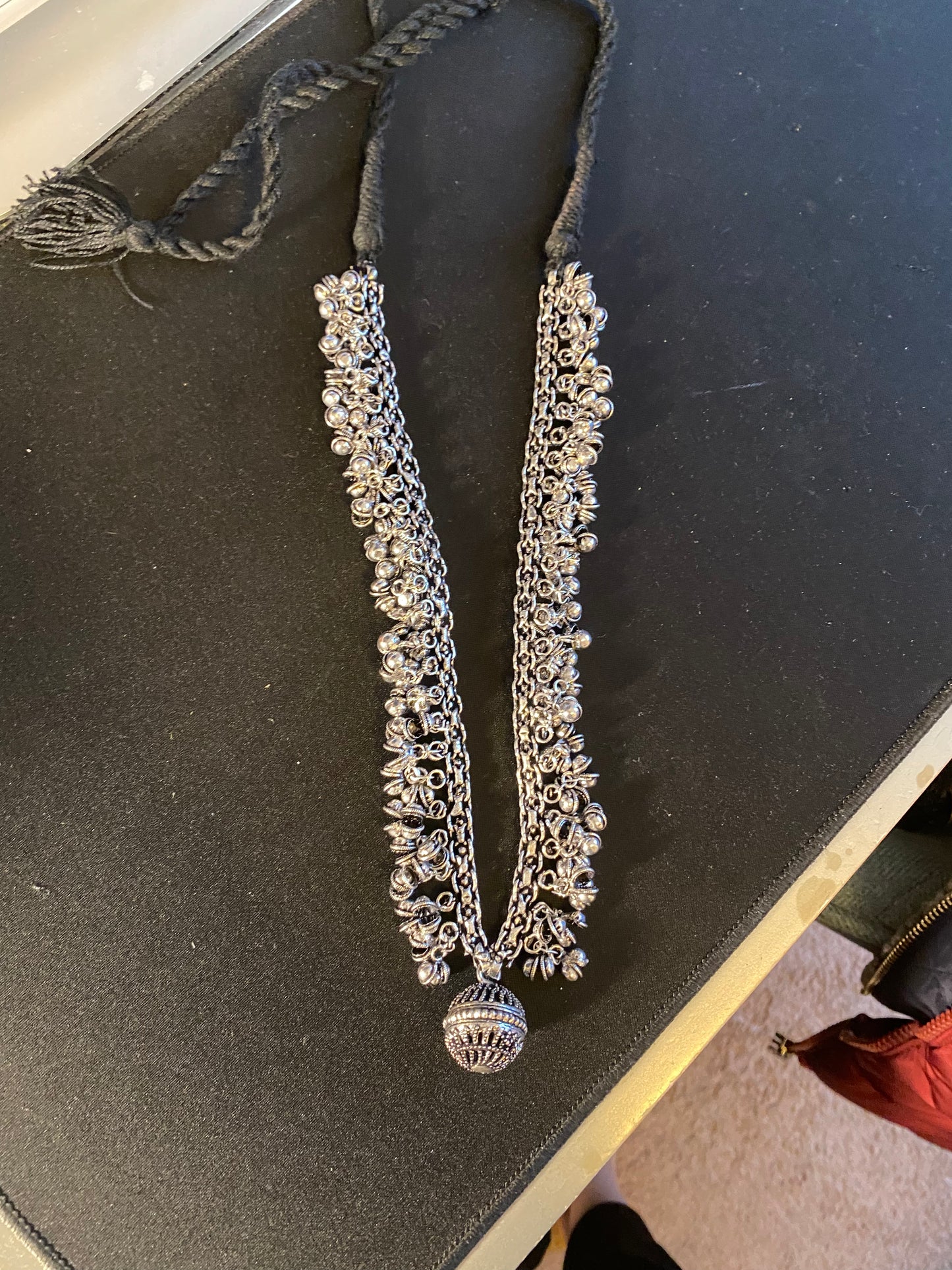New Jewelry: Silver Jingle Necklace