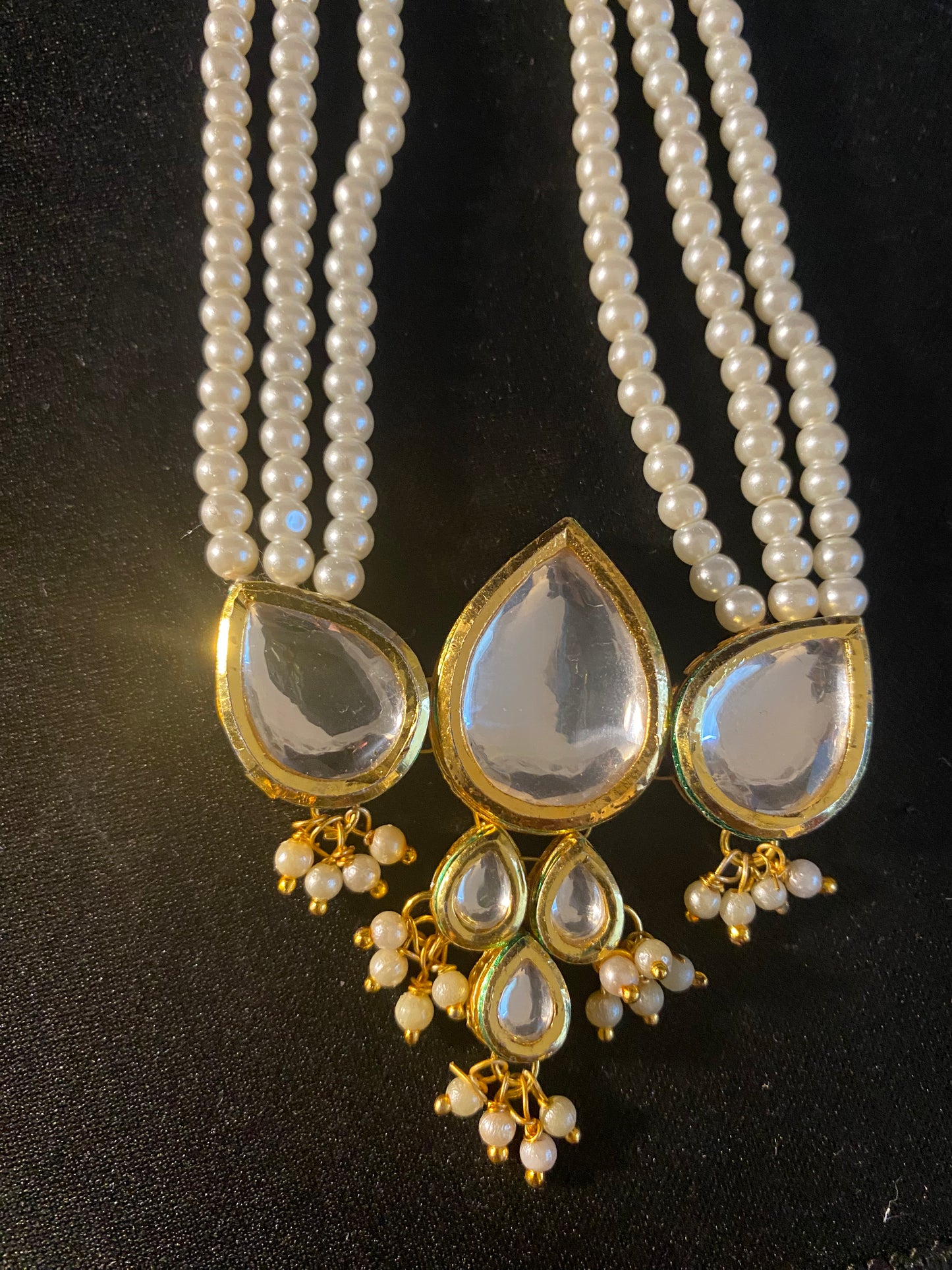 New Jewelry: Pearl Kundan Set