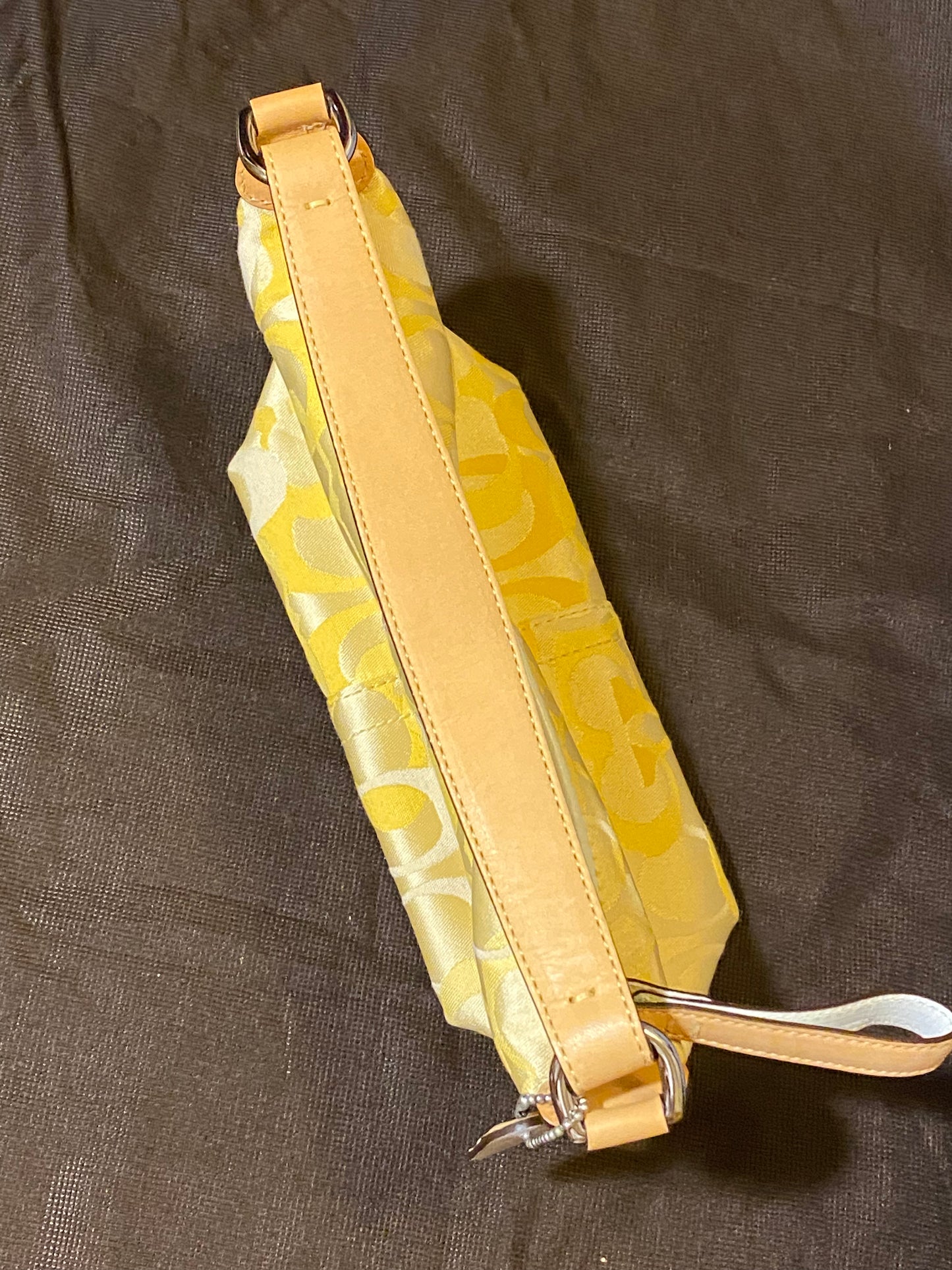 Vintage Bags: Small Yellow Coach Bag